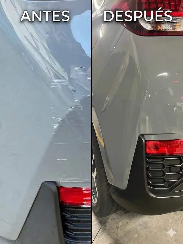 Muy buen servicio, les dejé el coche el miércoles por la mañana y el jueves al mediodía ya lo tenían listo. Era para un arreglo del parachoques de detrás; me lo han dejado igual que cuando salió del concesionario.