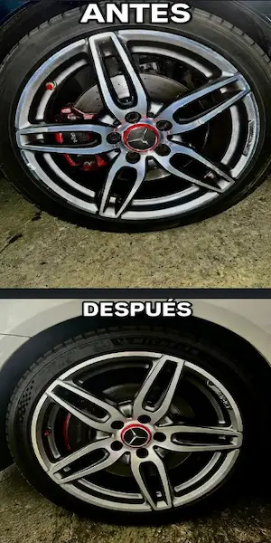 "Un taller de los de antes, buen trabajo, buenos precios y buena atención, lleve mi llanta que es diamantada con varios roces y golpes y ha quedado como nueva, muy buen servicio y muy buena atención por parte del equipo, sin duda volvere"